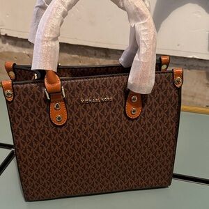 Michael Kors Signature Brown Tote
